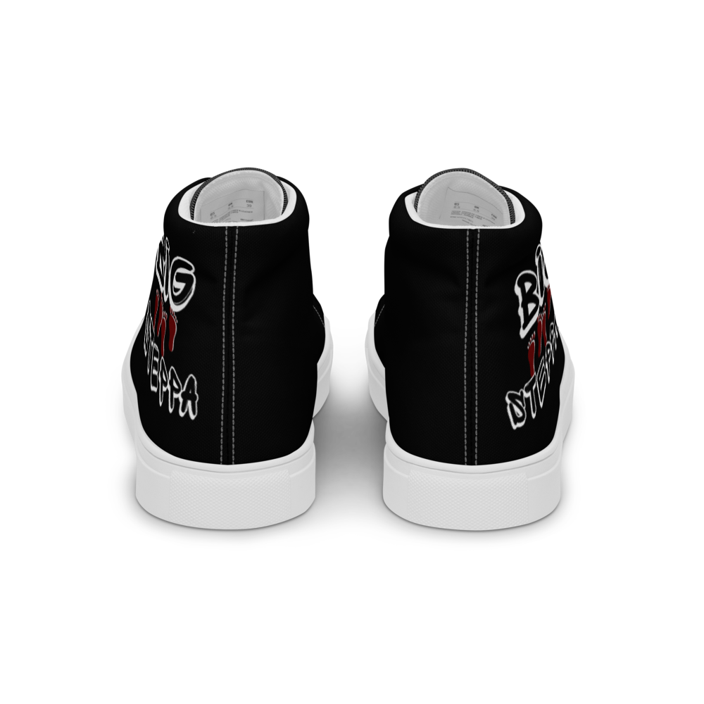 Men’s high top canvas shoes