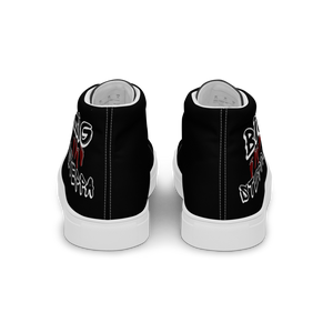 Men’s high top canvas shoes