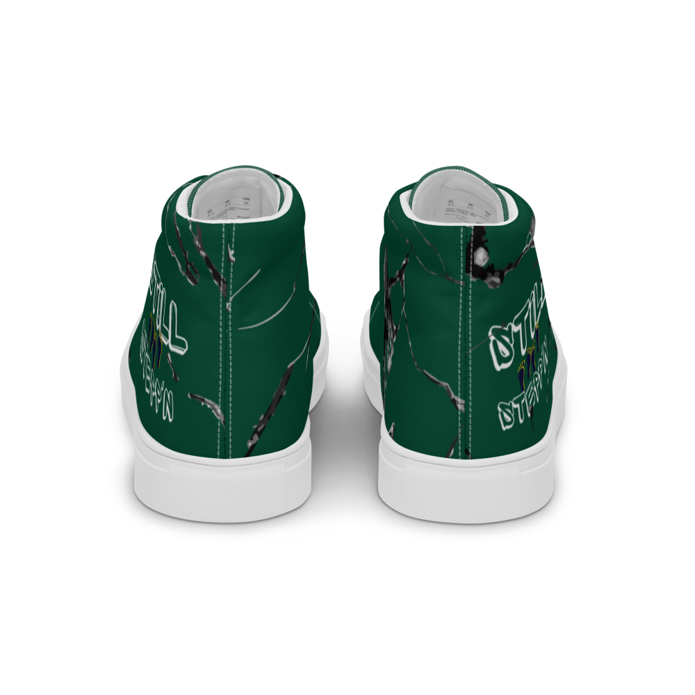 Men’s high top canvas shoes