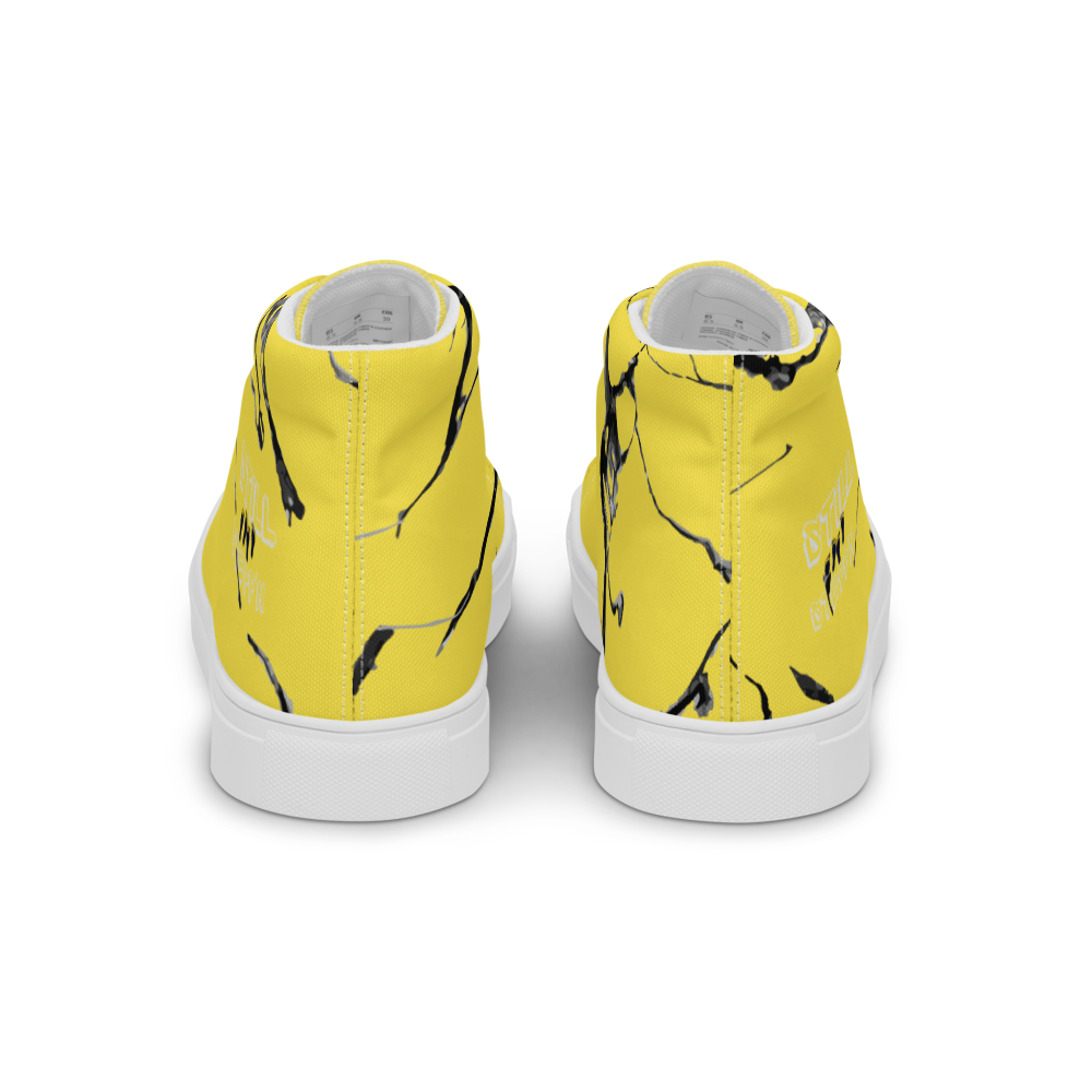 Men’s high top canvas shoes
