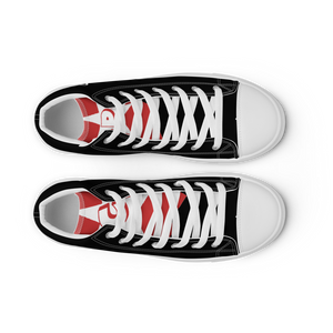 Men’s high top canvas shoes