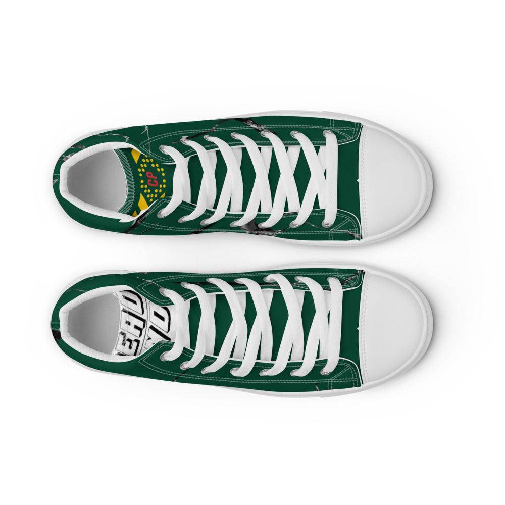 Men’s high top canvas shoes