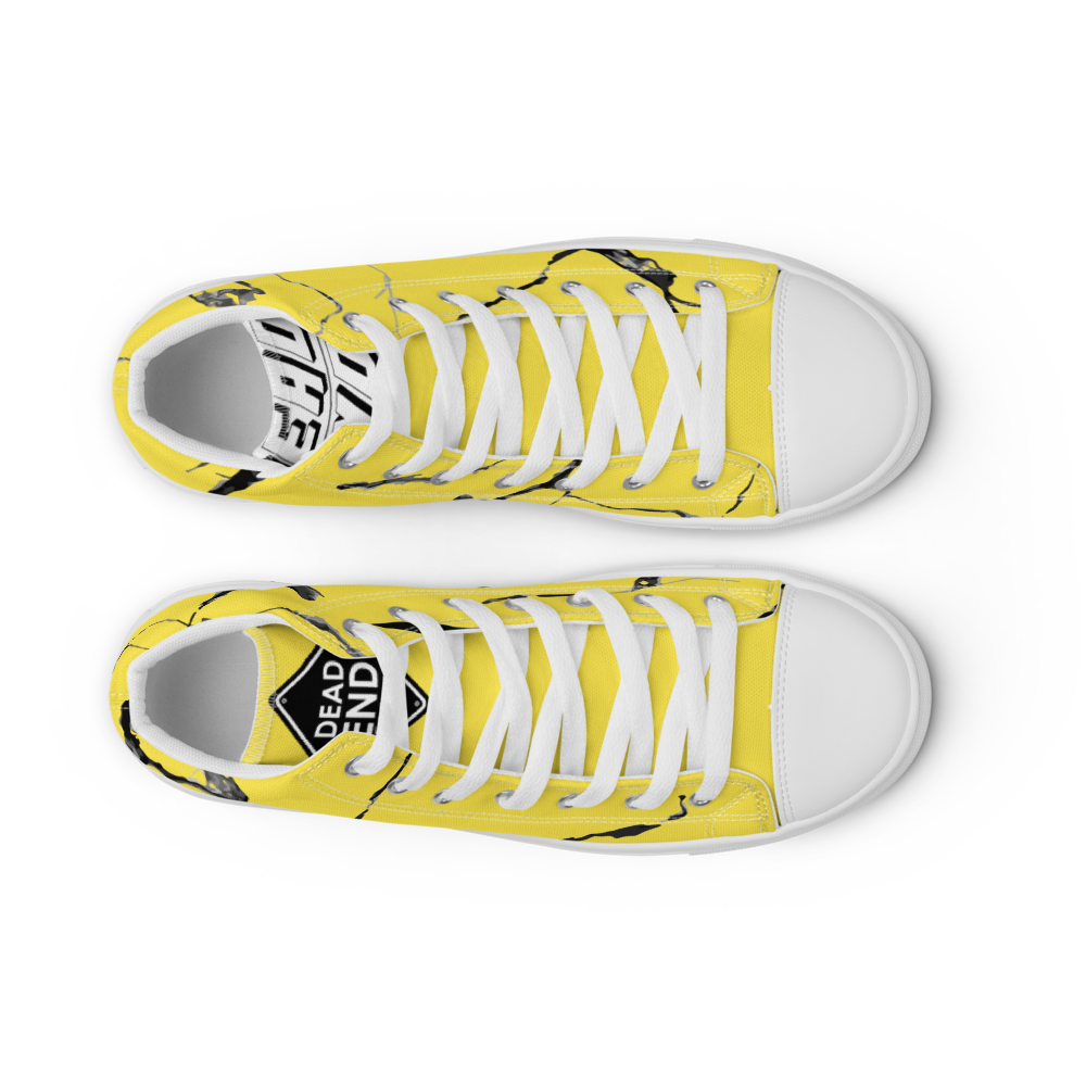 Men’s high top canvas shoes