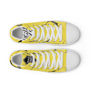 Men’s high top canvas shoes