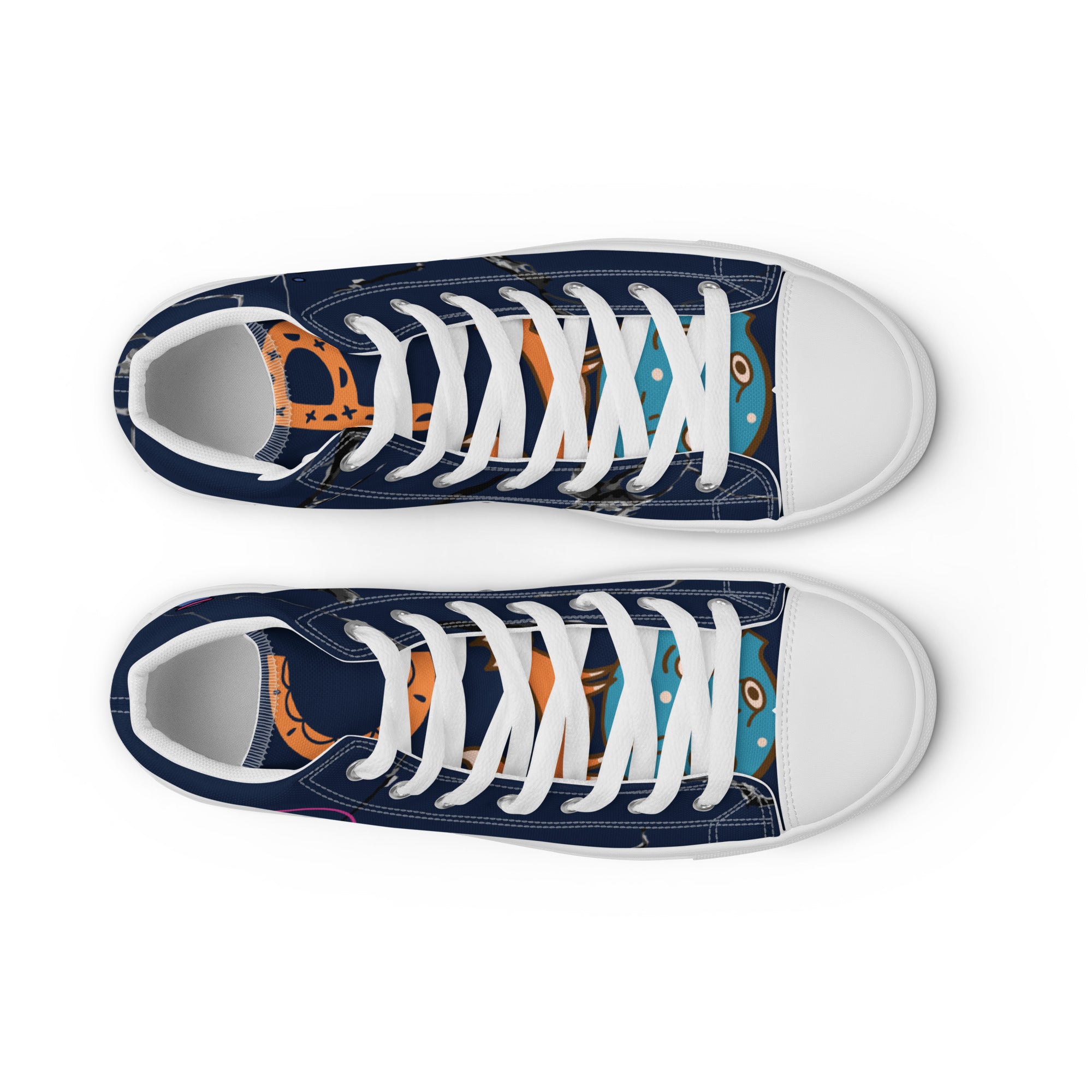 Men’s high top canvas shoes
