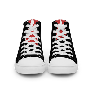 Men’s high top canvas shoes