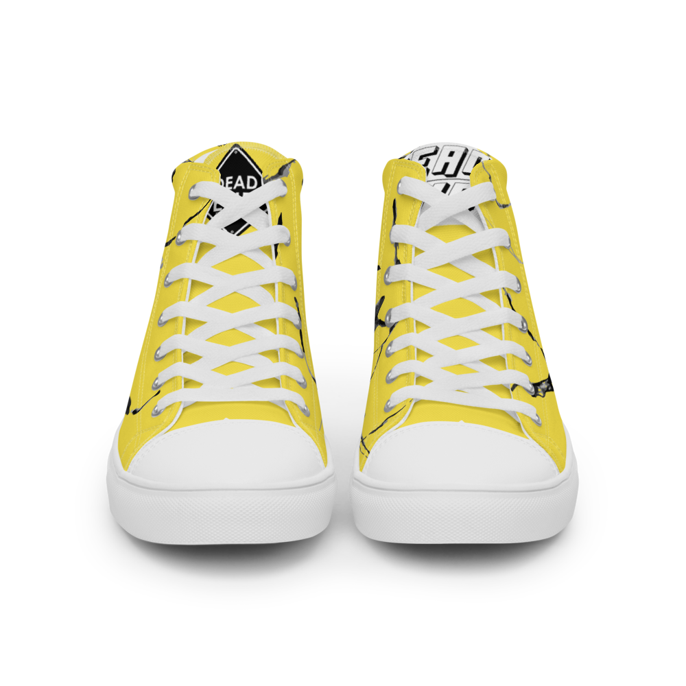 Men’s high top canvas shoes