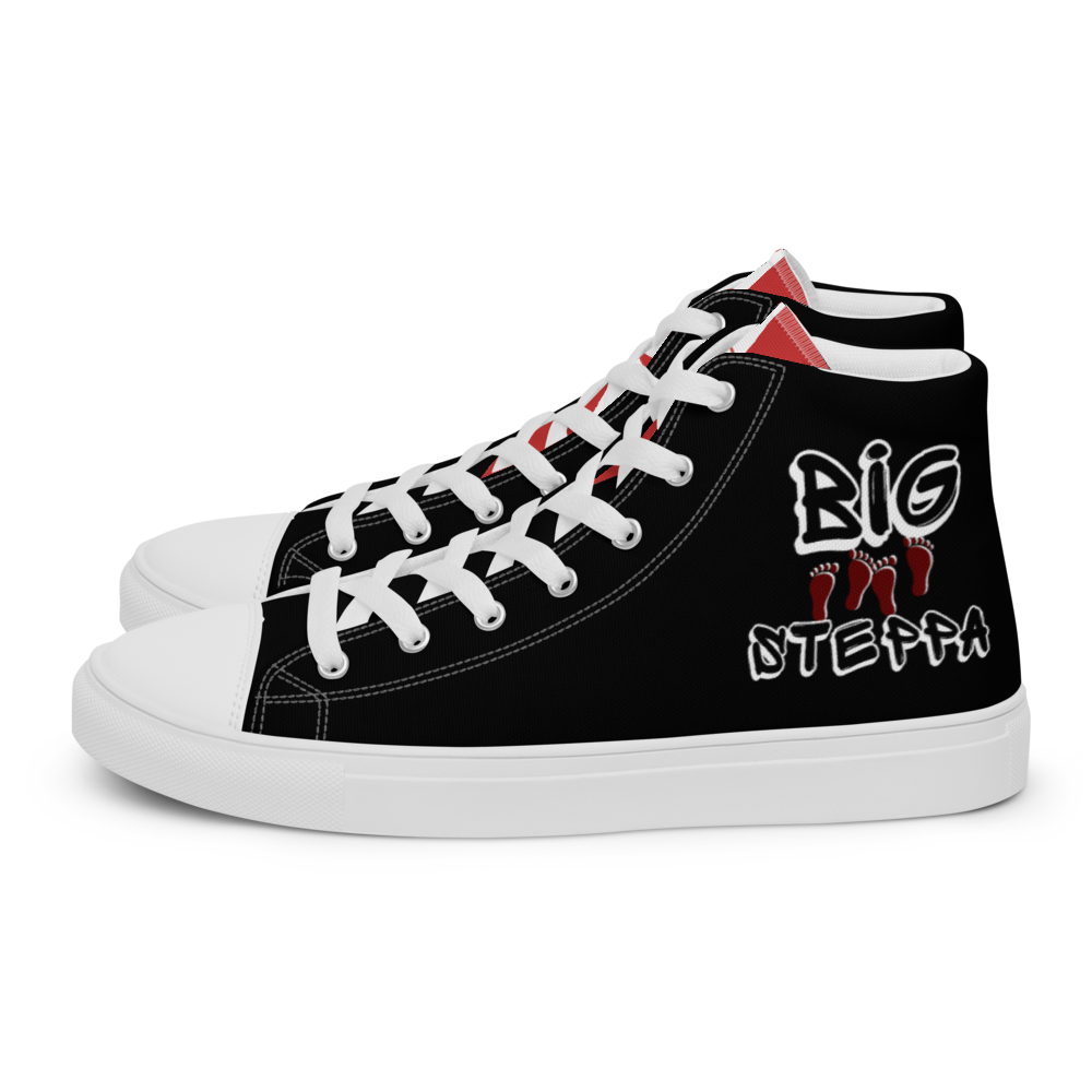 Men’s high top canvas shoes
