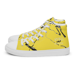 Men’s high top canvas shoes