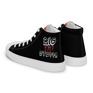 Men’s high top canvas shoes