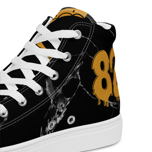Men’s high top canvas shoes