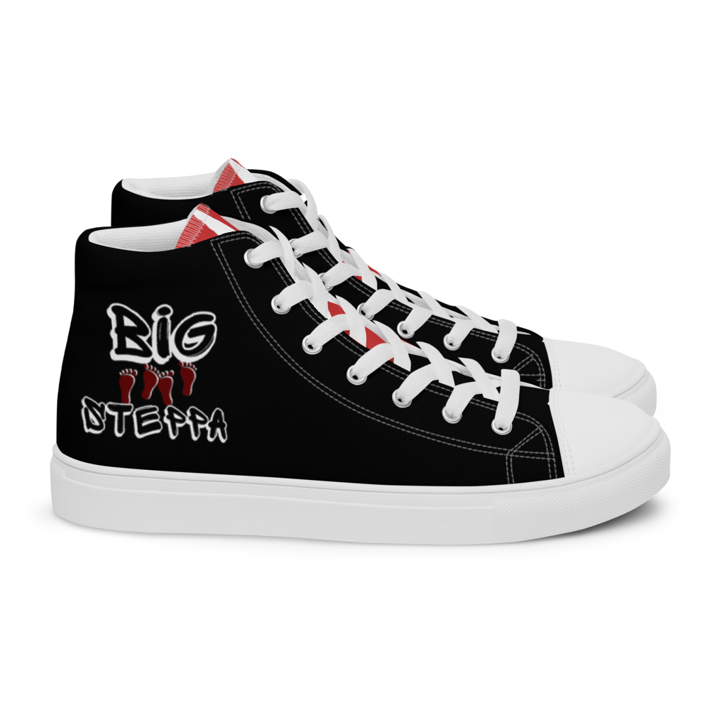 Men’s high top canvas shoes