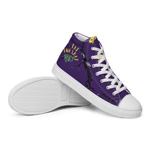 Men’s high top canvas shoes