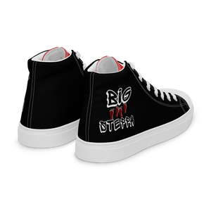Men’s high top canvas shoes