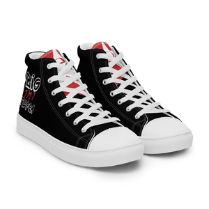 Men’s high top canvas shoes