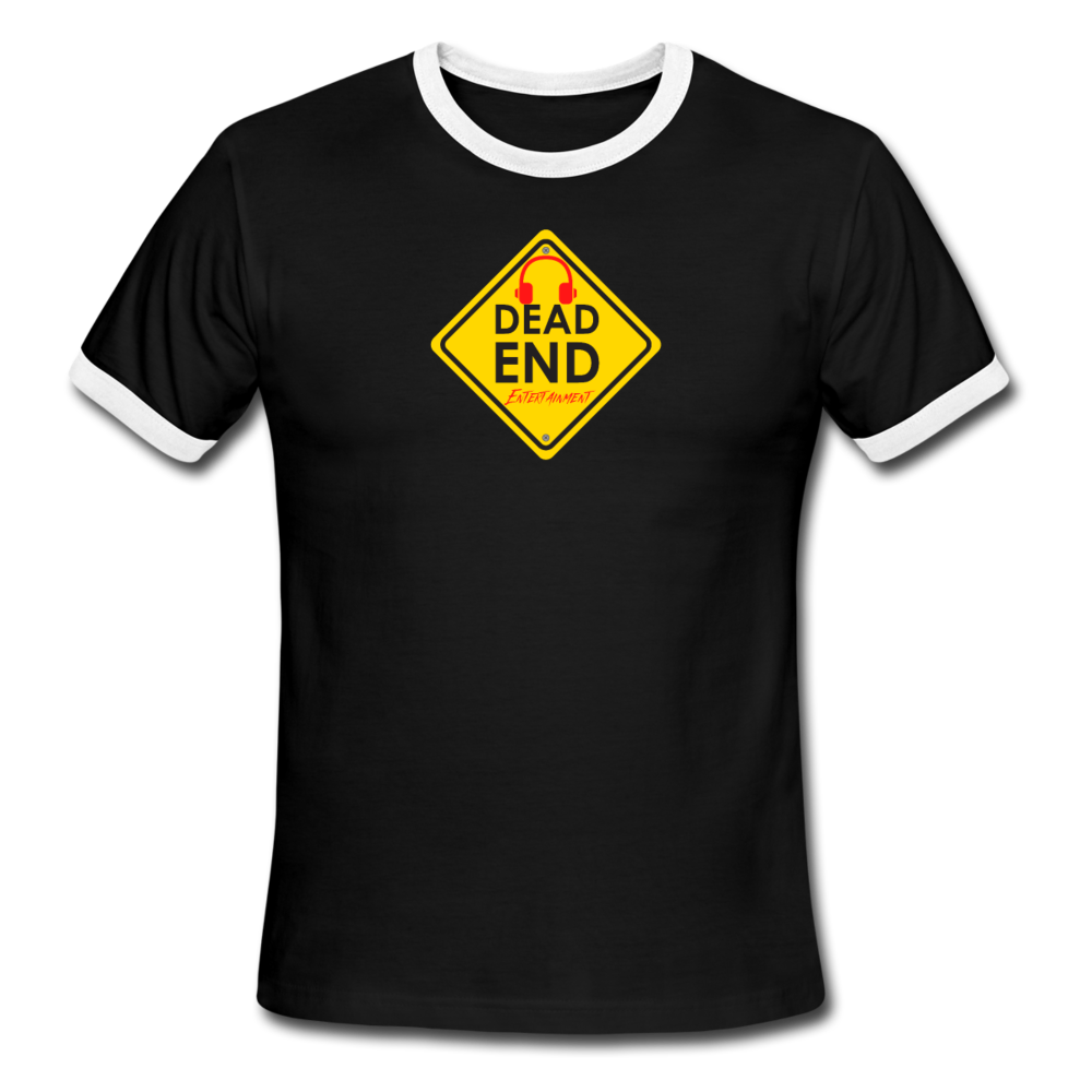 Dead End Unisex Ringer T-Shirt - black/white