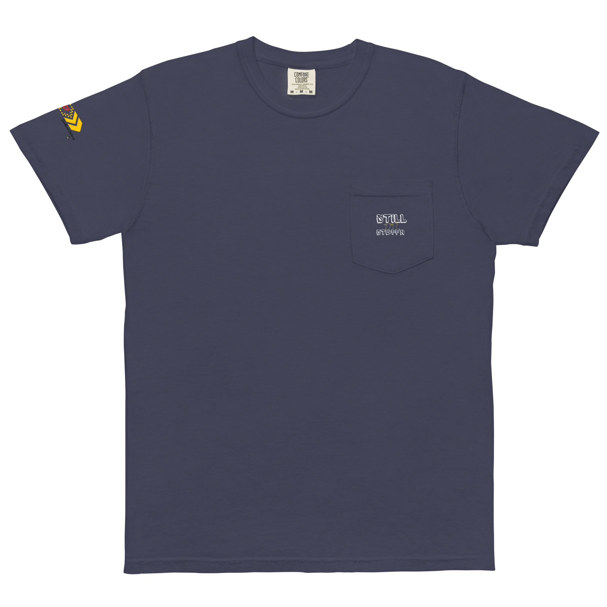 Unisex garment-dyed pocket t-shirt