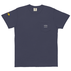 Unisex garment-dyed pocket t-shirt