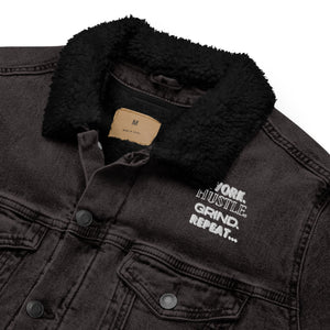 Unisex denim sherpa jacket