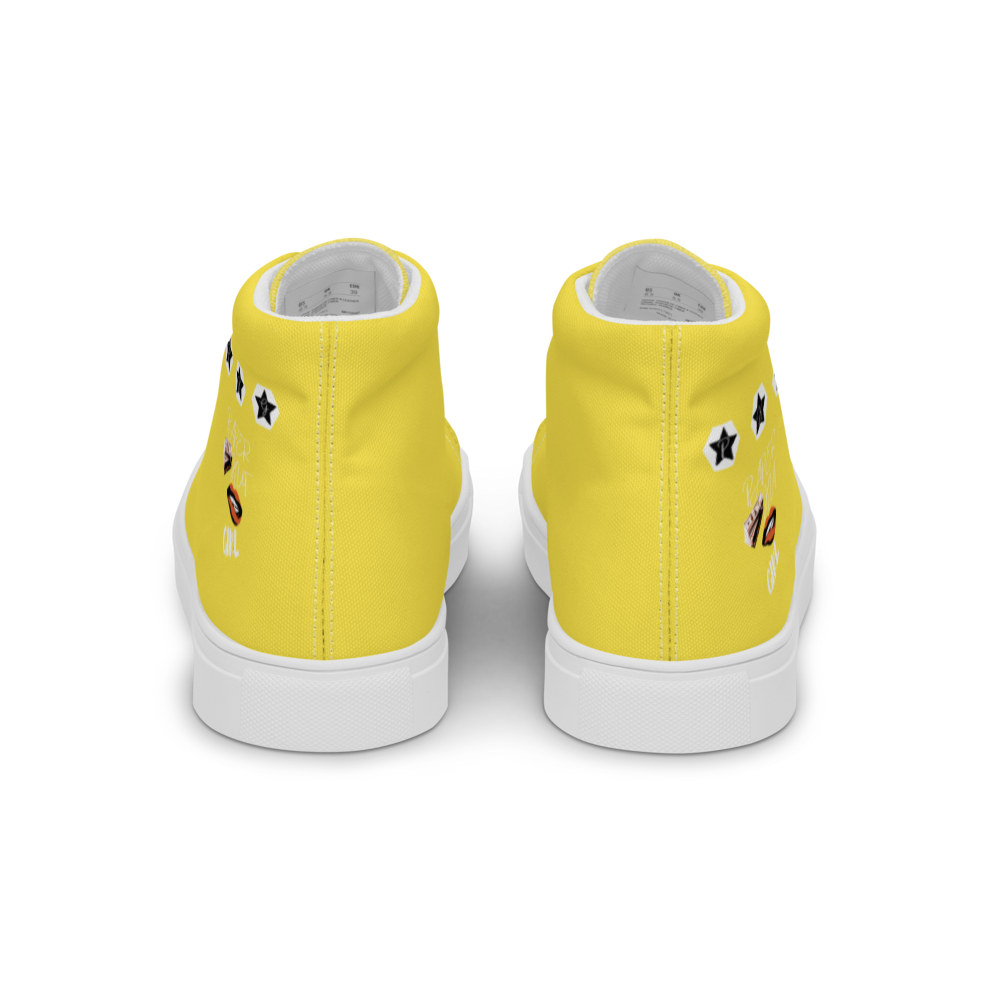 Women’s high top canvas shoes