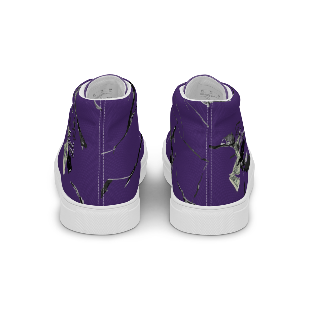 Women’s high top canvas shoes