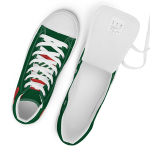 Women’s high top canvas shoes