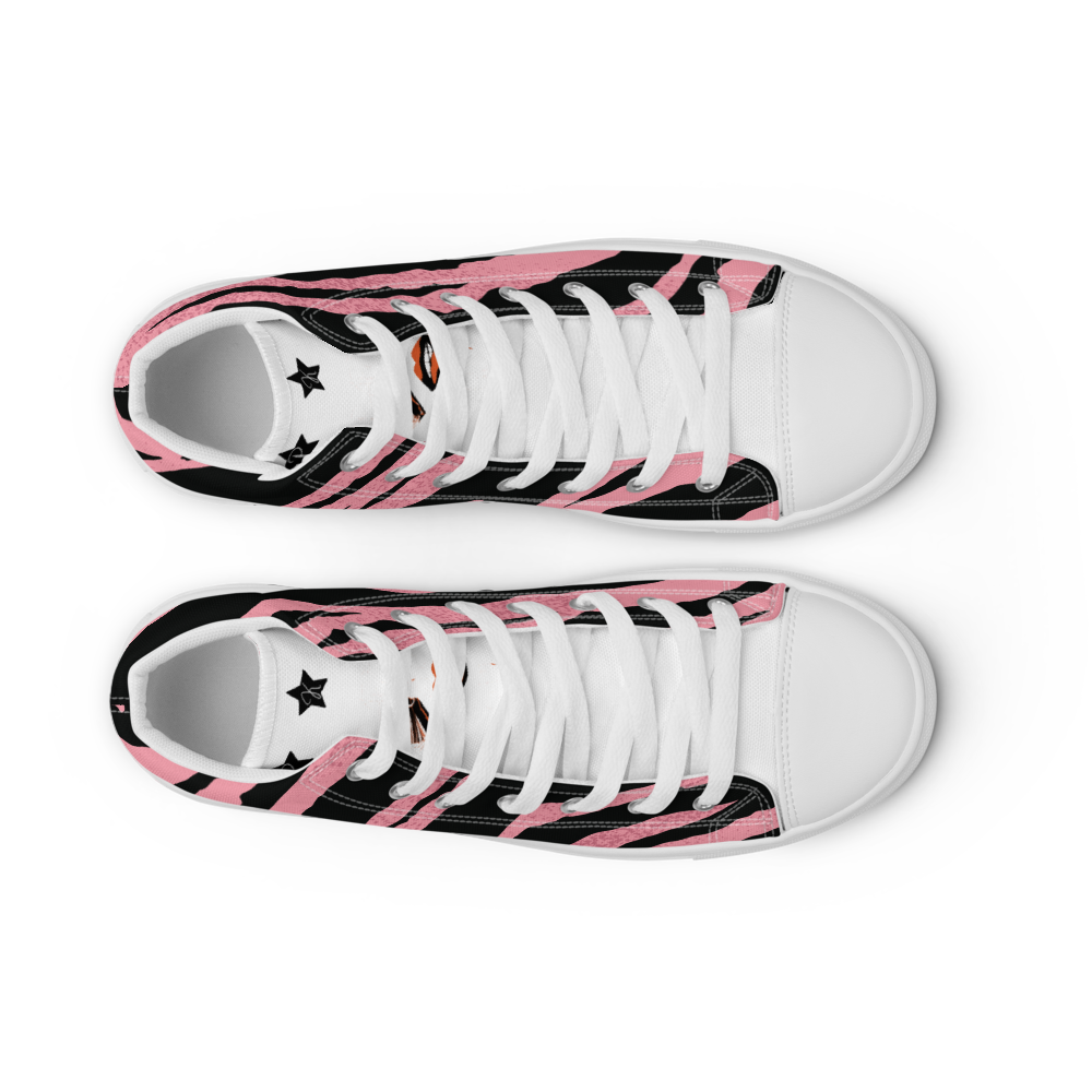 Women’s high top canvas shoes