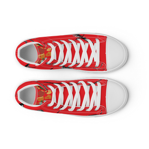 Women’s high top canvas shoes