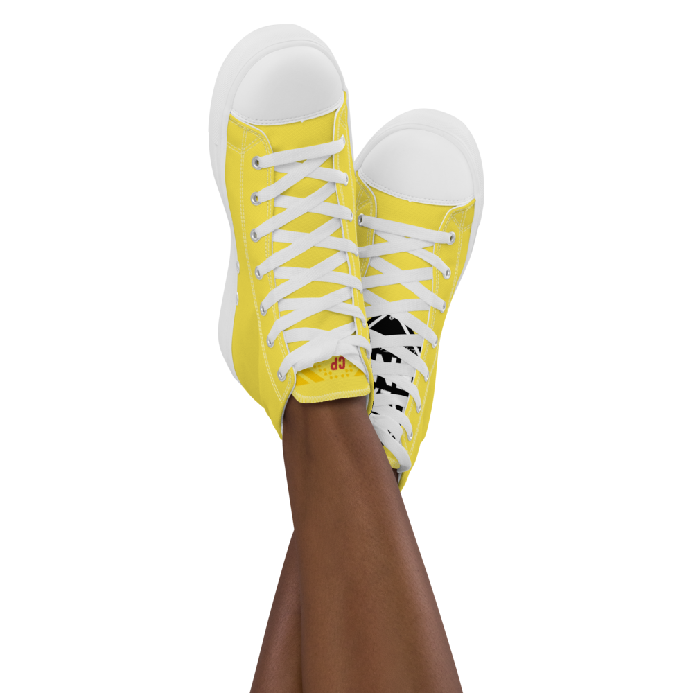 Women’s high top canvas shoes
