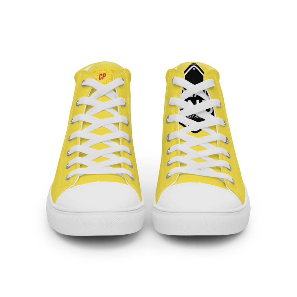 Women’s high top canvas shoes