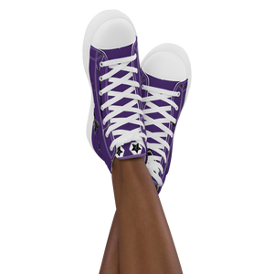 Women’s high top canvas shoes