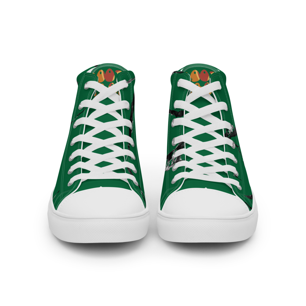 Women’s high top canvas shoes