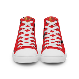 Women’s high top canvas shoes
