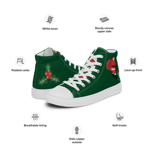 Women’s high top canvas shoes