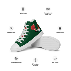 Women’s high top canvas shoes