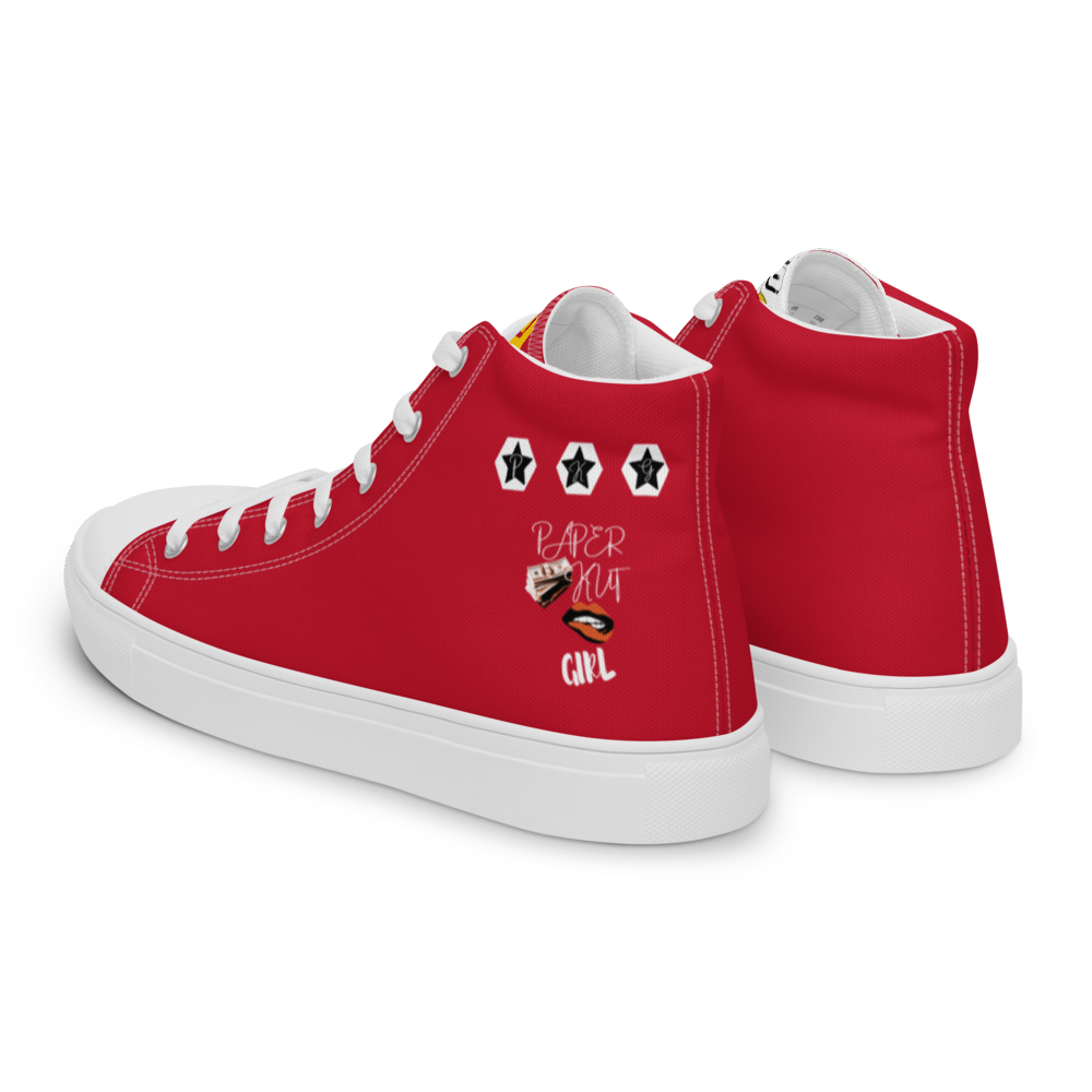 Women’s high top canvas shoes