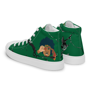 Women’s high top canvas shoes