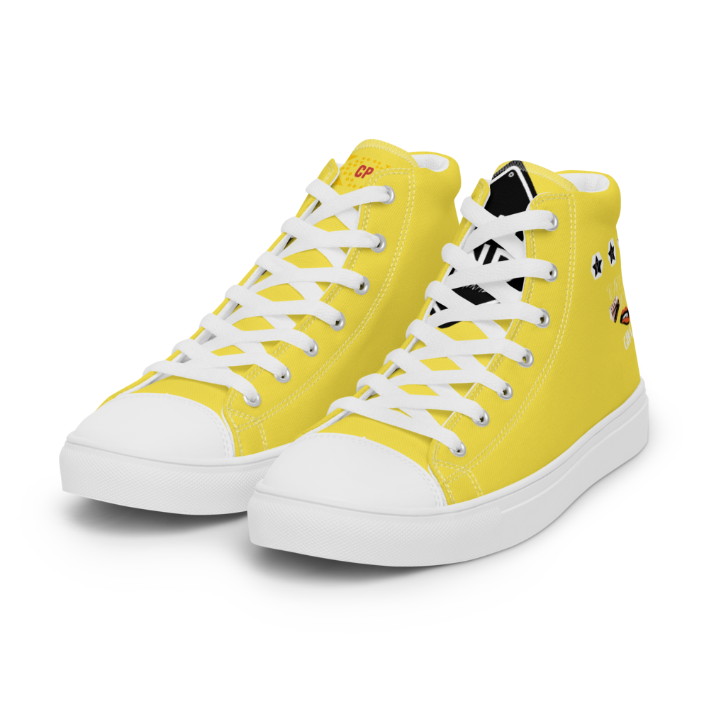 Women’s high top canvas shoes