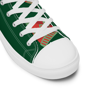 Women’s high top canvas shoes