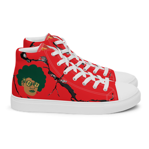 Women’s high top canvas shoes