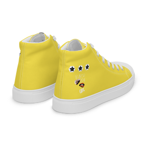 Women’s high top canvas shoes